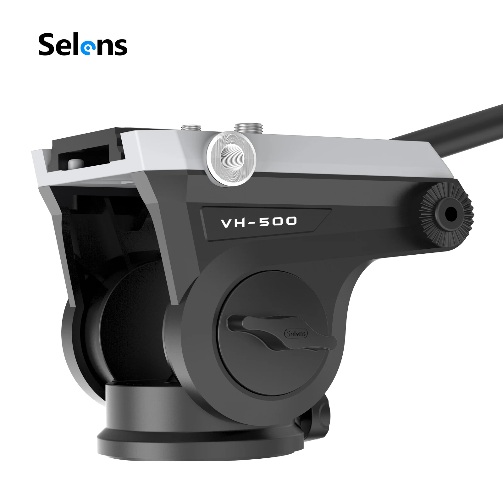 Selens VH-500 Panoramic Fluid Hydraulic Damping Tripod Head Video Ball head with handle For camera