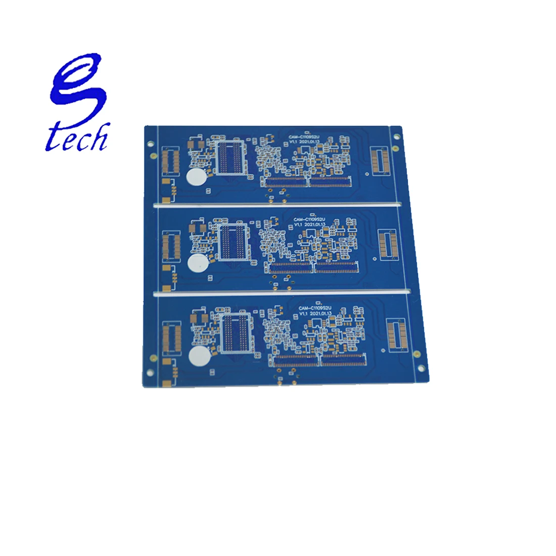 Good price One-stop PCB 3pcs bule Immersion gold service high quality multilayer circuit board customization