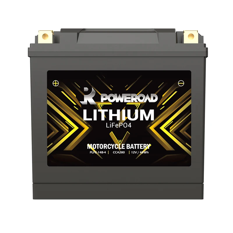 Super Safe Mini Lithium-ion Motorcycle Batteries 12.8V 2Ah 4Ah LiFePo4 Batteries