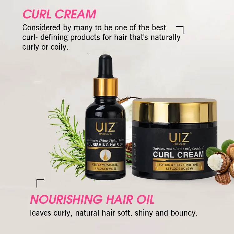 Wholesale Organic Natural Curly Cream Hair Curly Styling Products Hair Curl Enhancers Defining Cream