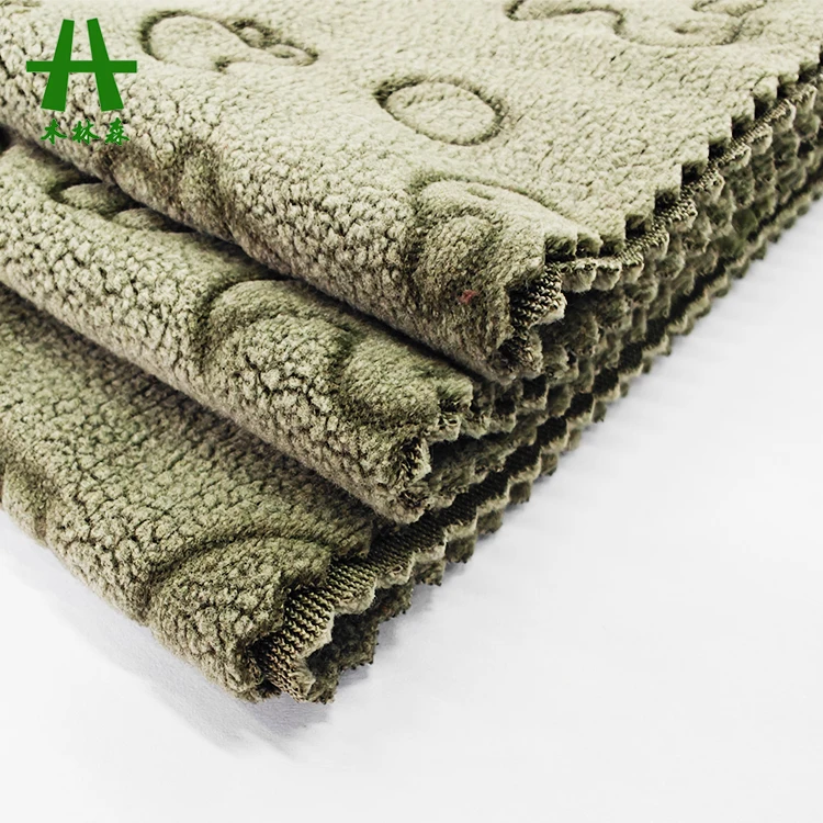 Mulinsen Textile Polyester Stretch Soft Customized Design Cutting Aoli Velvet Fabric Factory