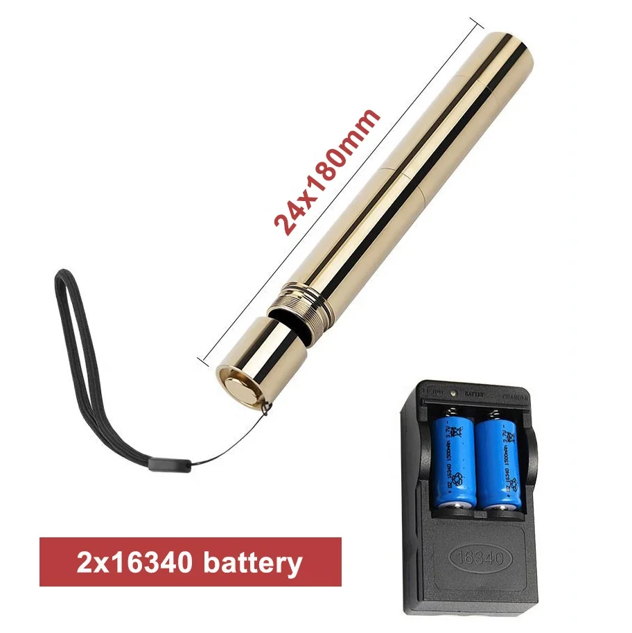
Rechargeable High Power Burining 450nm Blue Laser Torch Light 