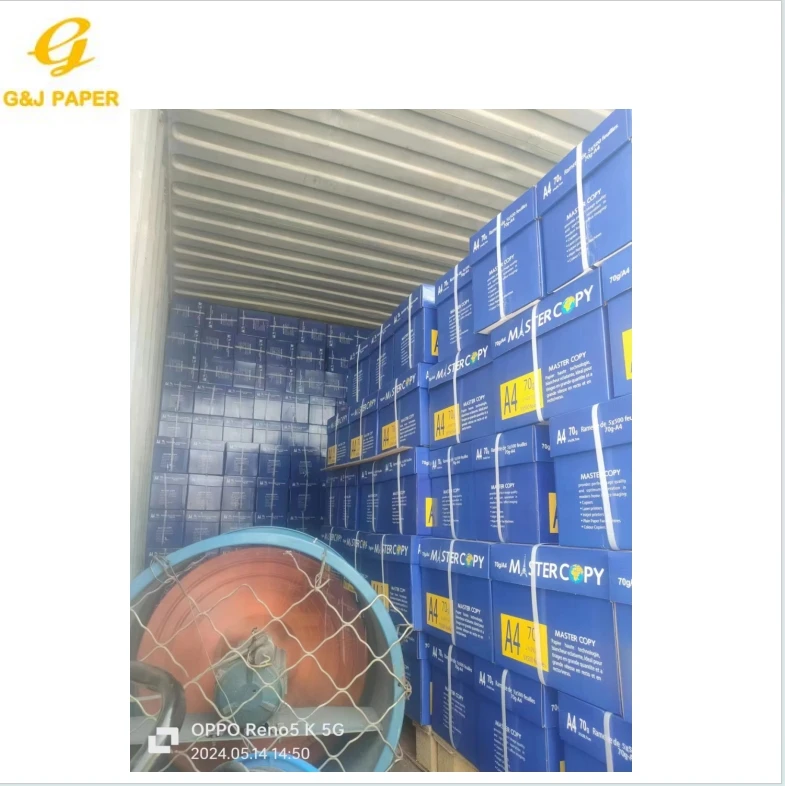 Photocopy 70gsm Writing White Resmas de papel copy a4 paper office supplies for inkjet printer