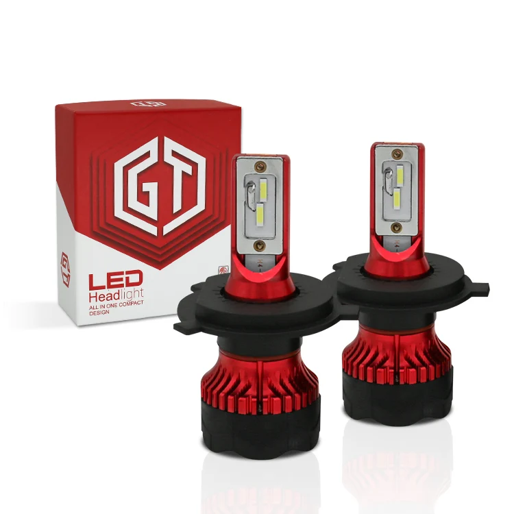 Горячая Распродажа! Светодиодные лампы для автомобильных фар с дальнего и ближнего света 6000K 8000LM K5 H4 светодиодными кристаллами csp фар головного света