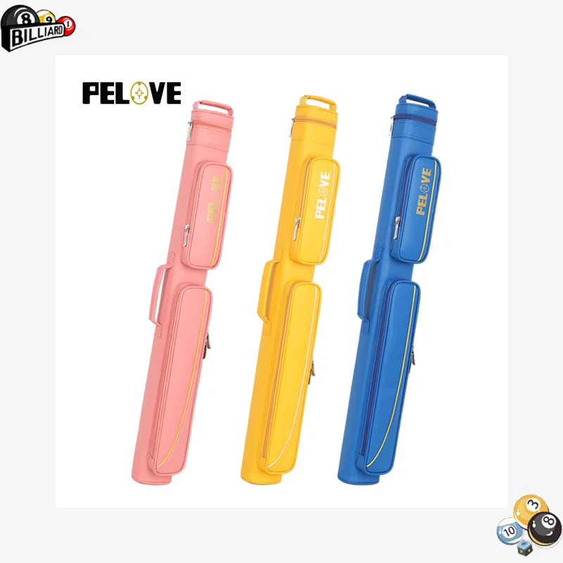 New market bright color, with front pocket can hold billiard accessories, professional cue case billiard