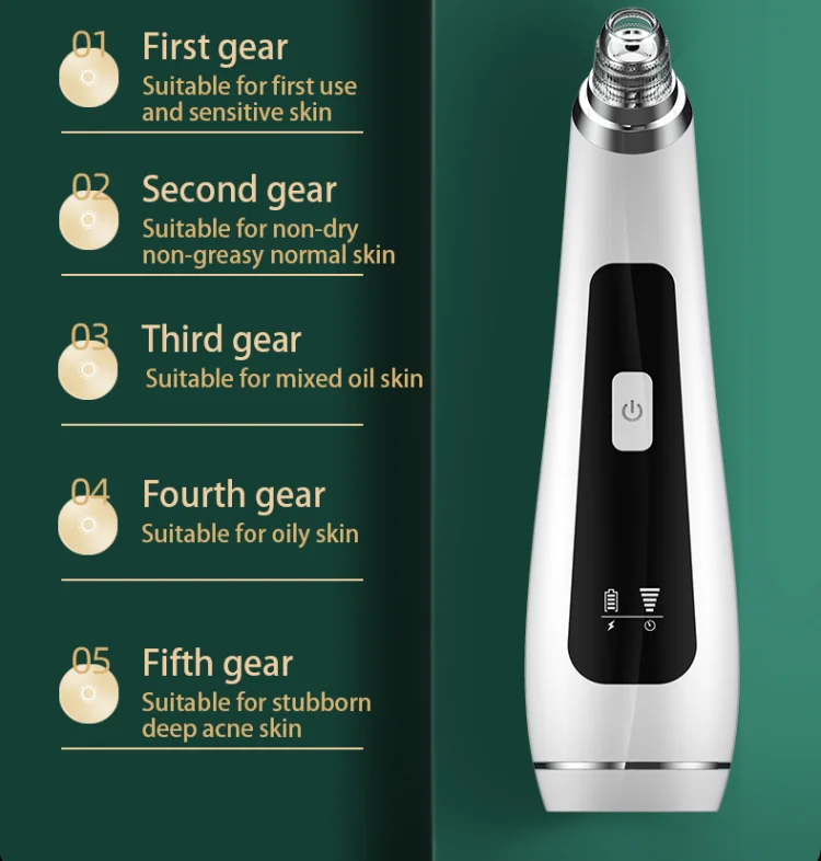 Wholesales face acne cleaner Nose black head vacuum cleaner