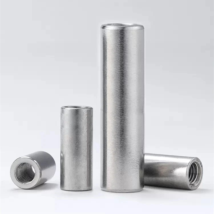 Wholesale Stainless Steel Round Rod Connector M3 M4 M5 M6 M8 M10 M12 M14 M16 Female Threaded Rod