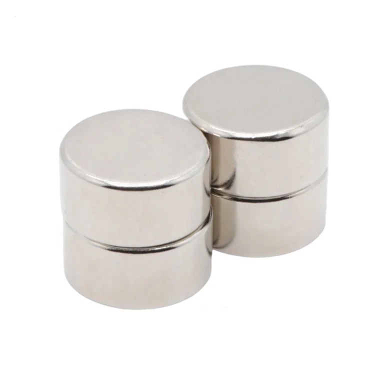 Professional Magnetic Manufacturer Customized N45 N48 N35 Axially 20x10 Round NdFeb Neodymium Magnet