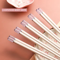 Hot sale reusable japan black pps fiber glass alloy sushi chop stick