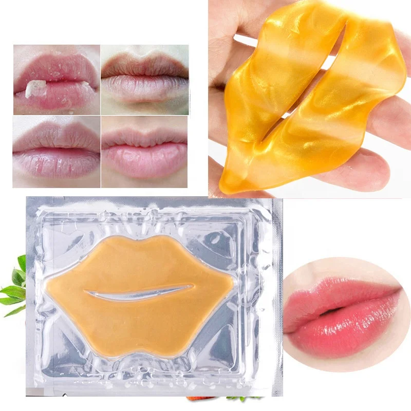 Lip Mask Gel Lip Pads Hot Selling Moisturizing Nourishing Firming Anti-aging Collagen Crystal Sheet 3 Years Bulk Packaging 8g