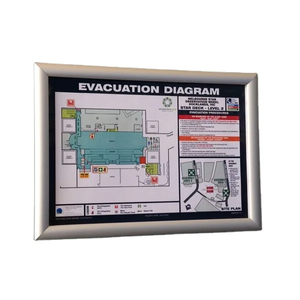 A1 настенный 25 мм алюминиевый угловой или круглый Угловой рамочный плакат