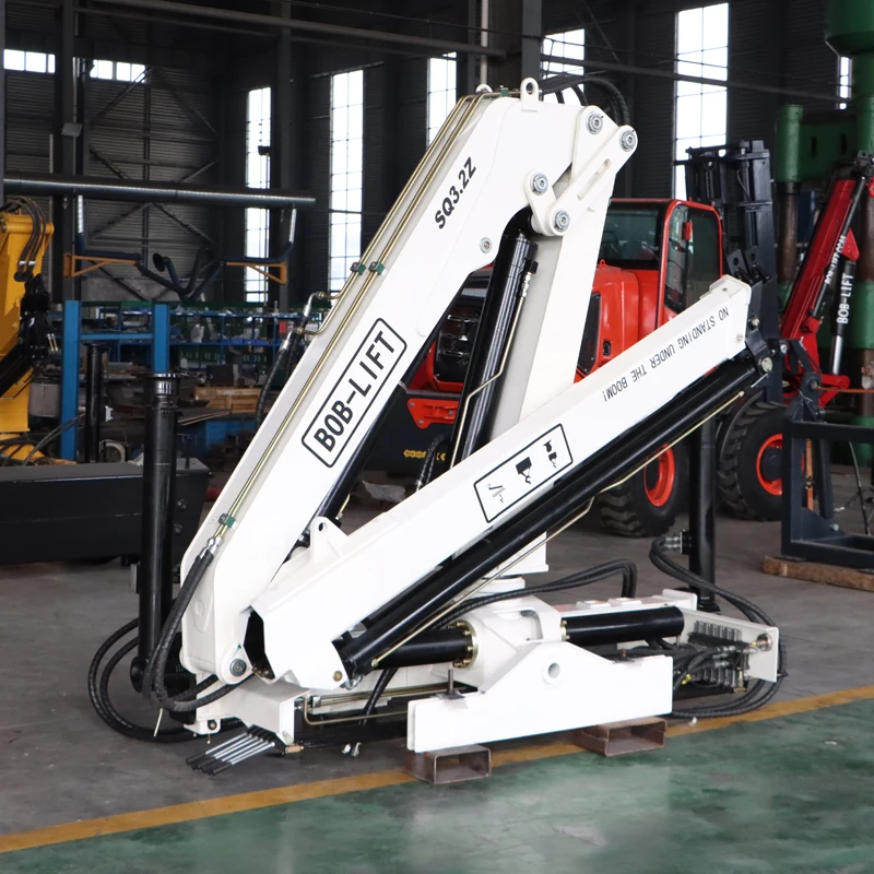 BOB-LIFT 3.2 Ton Folding Arm Crane Knuckle Boom Jib Crane With Remote Control