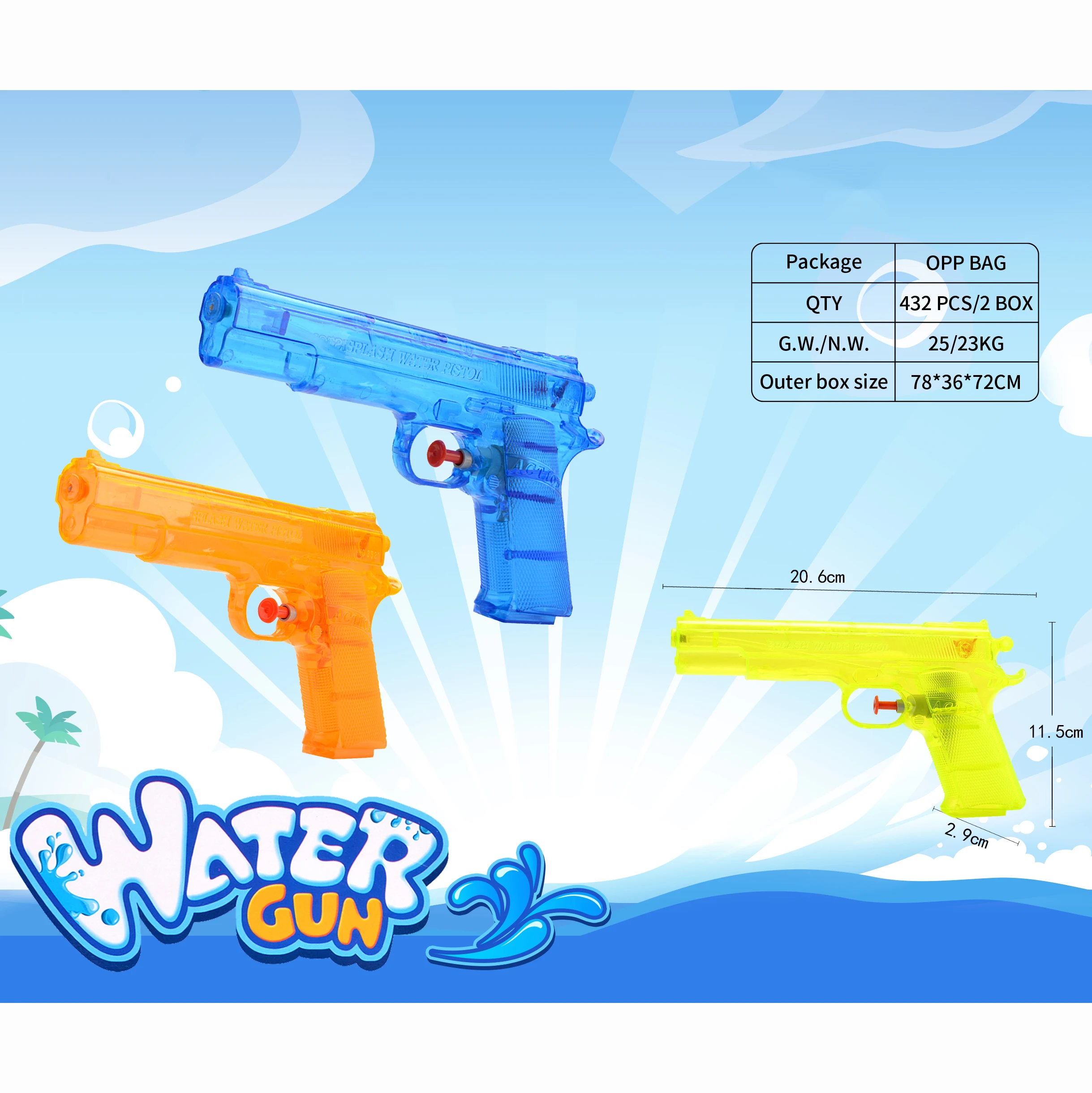 Kids Toy Guns Electric Water Gun Realistic Water Blaster Automatic Summer Water Toys for Boys Children Sand Play Educational Fun
