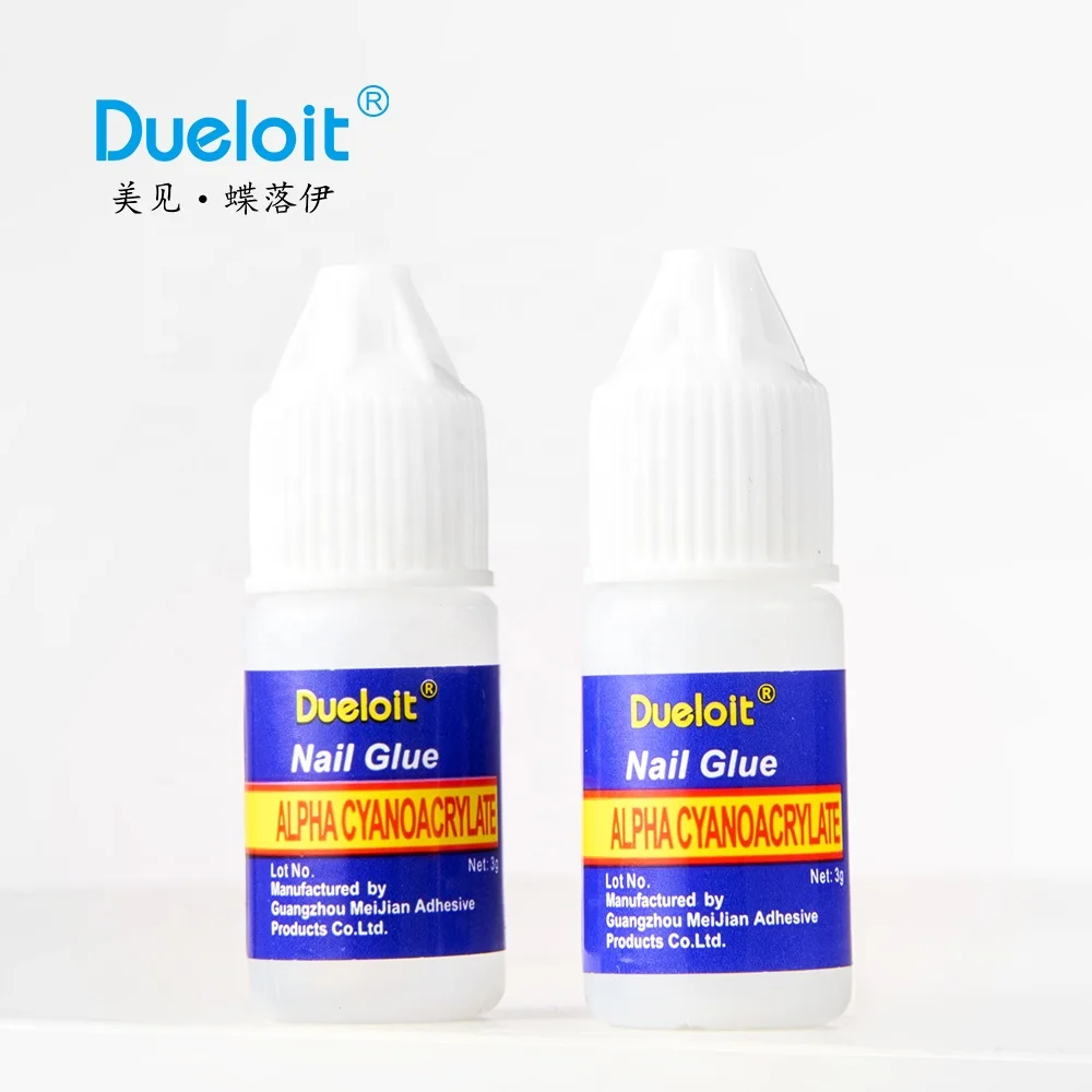 Hot Sales Long Lasting Professional Waterproof Nail Glue Transparent Fast Drying Private Label Nail Glue