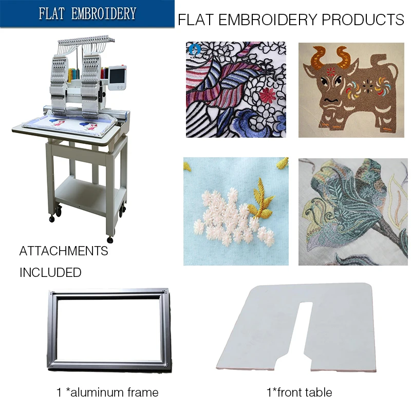 Вышивальная машина с двойной головкой 12 игл домашняя компьютерная вышивальная многофункциональная «Три в одном»