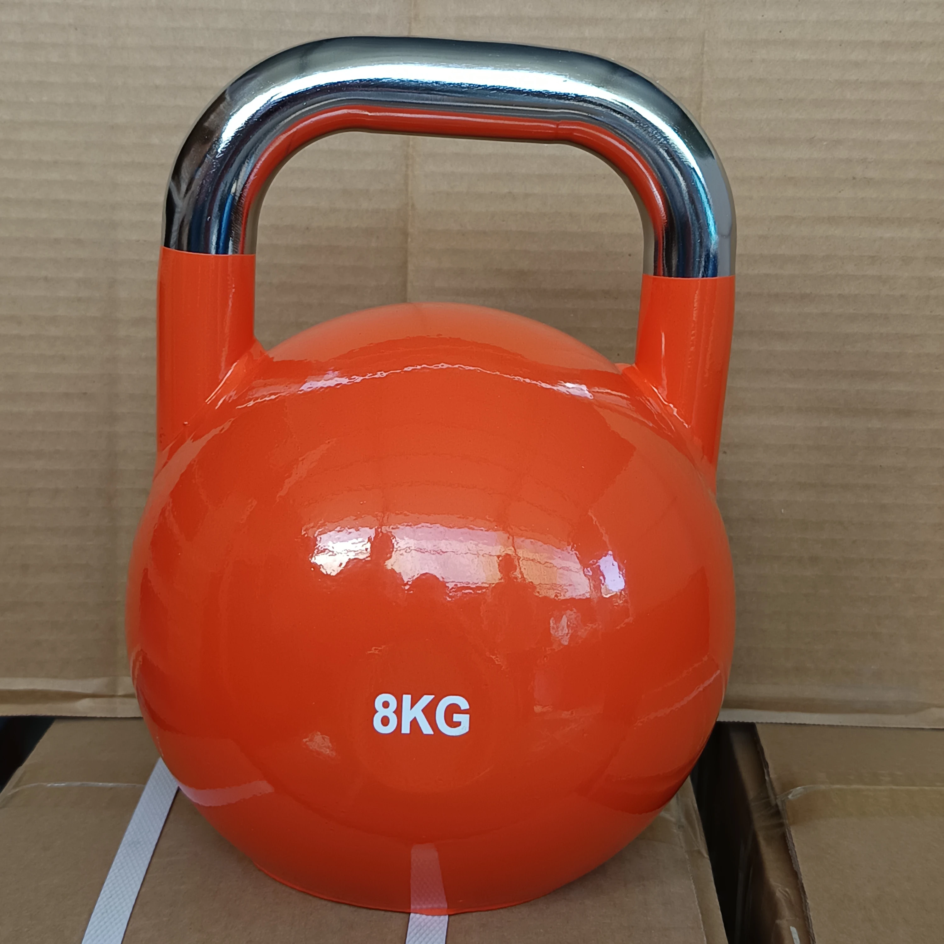Adjustable Gym Equipment Weightlifting Colorful Competition 4 KG 6 KG 10 KG 32 KG Steel Kettlebell Set
