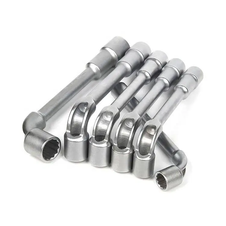 Customized Car Truck Wheel L Type Double Ends Hexagon 6 Point Offset Wheel Nut Spanner Sleeve Wrench