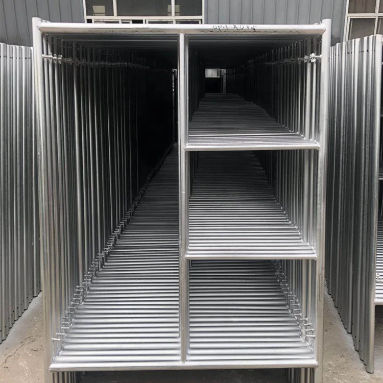 Sale Q345 Galvanized Galvanized Tower Andamios Steel Adjustable Mason H Frame Scaffolding System for Construction