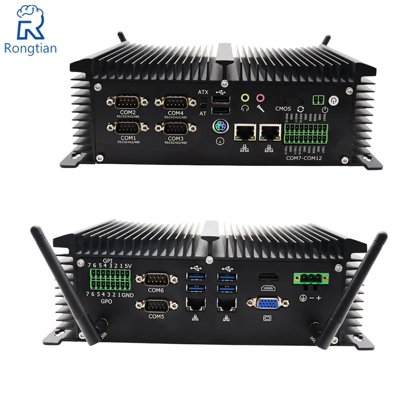 Manufacturer Intel Core i5 7200U One embedded SIM card slot onboard for 3G/4G Wi-Fi module Fanless Industrial Mini PC