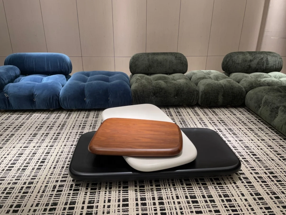 Italian designer shaped creative coffee table minimalist rotating coffee table for living room home