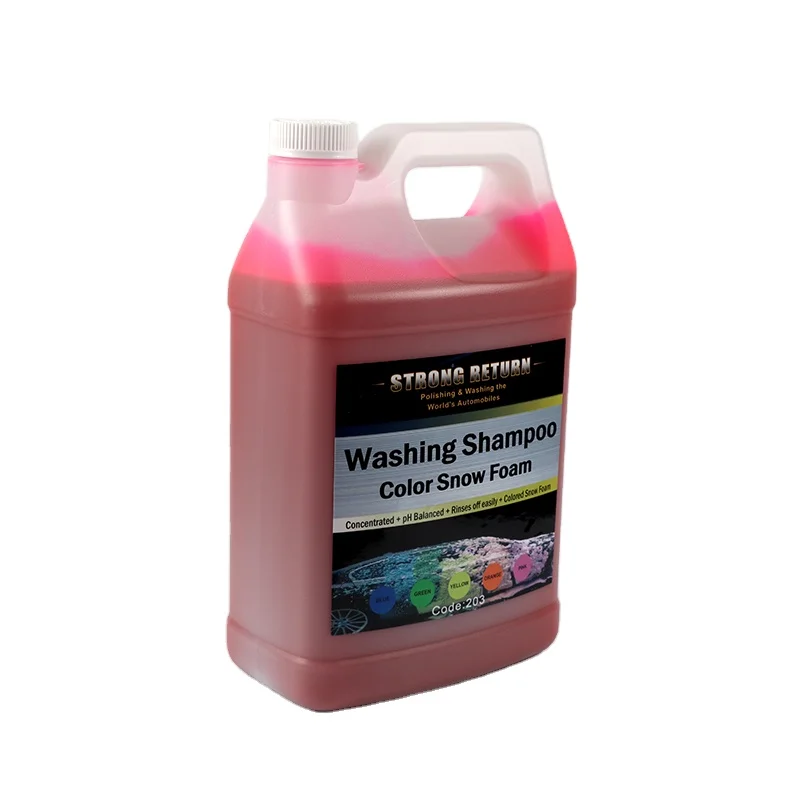 203 concentrated  colorful heavy snow foam car wash shampoo