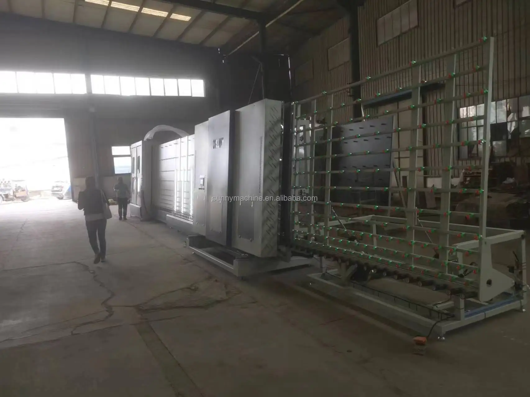 2.5 M X 3.5 M Automatic CNC Double glazing glass machine vertical production line