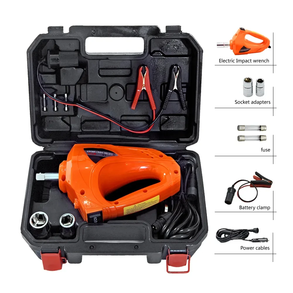 Chinese supplier Portable CE ISO DC12V durable automatic Automobile Tire Rapid maintenance Kit Professional Electric Wrench