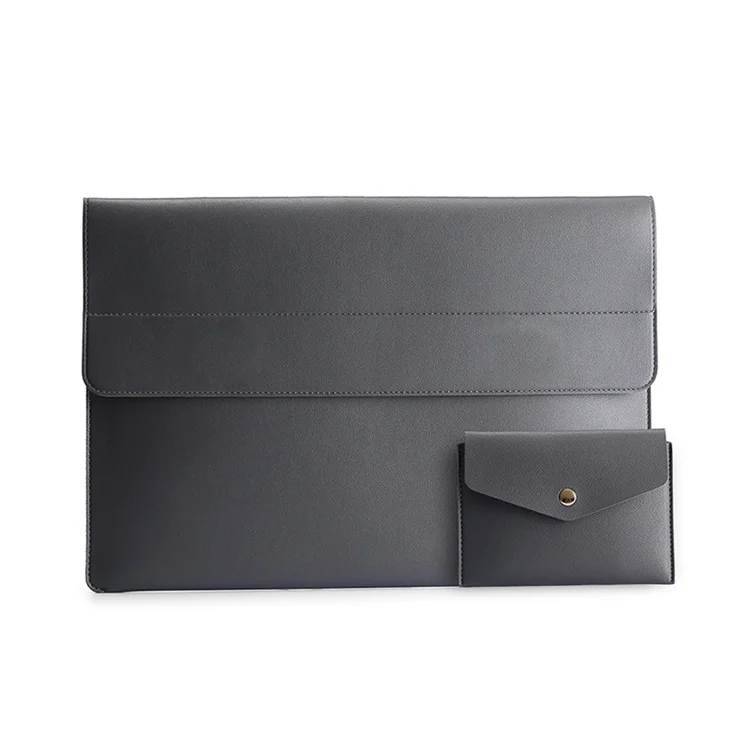 Hand-made fashion large capacity durable waterproof material Pu leather laptop case