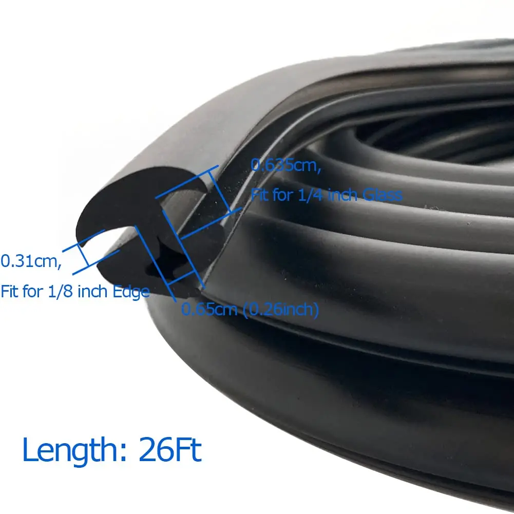 Rubber strip window seal EPDM Dense Rubber Window Locking Gasket, Weather Stripping Seal for Stationary