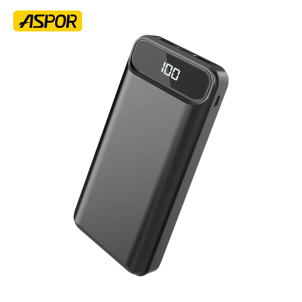 ASPOR A396PD 20000mah 22.5w Solar Power Banks & Power Station Fast Charging Power Bank For Universal Smart Phone