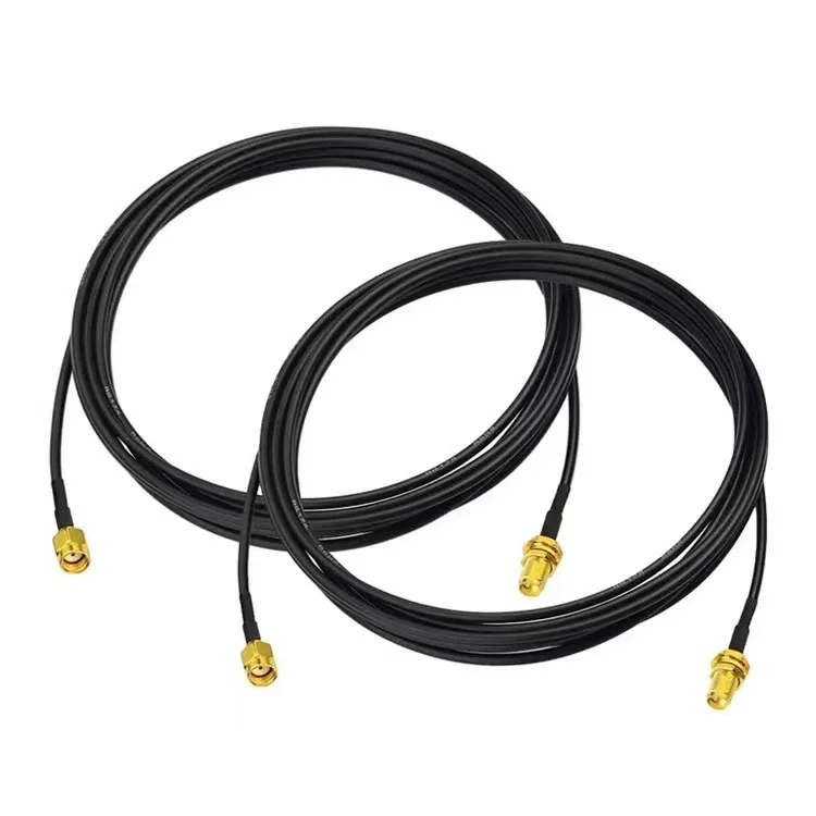 Wifi wireless card routing antenna extension line SMA male to SMA female adapter cable with RG174 feeder