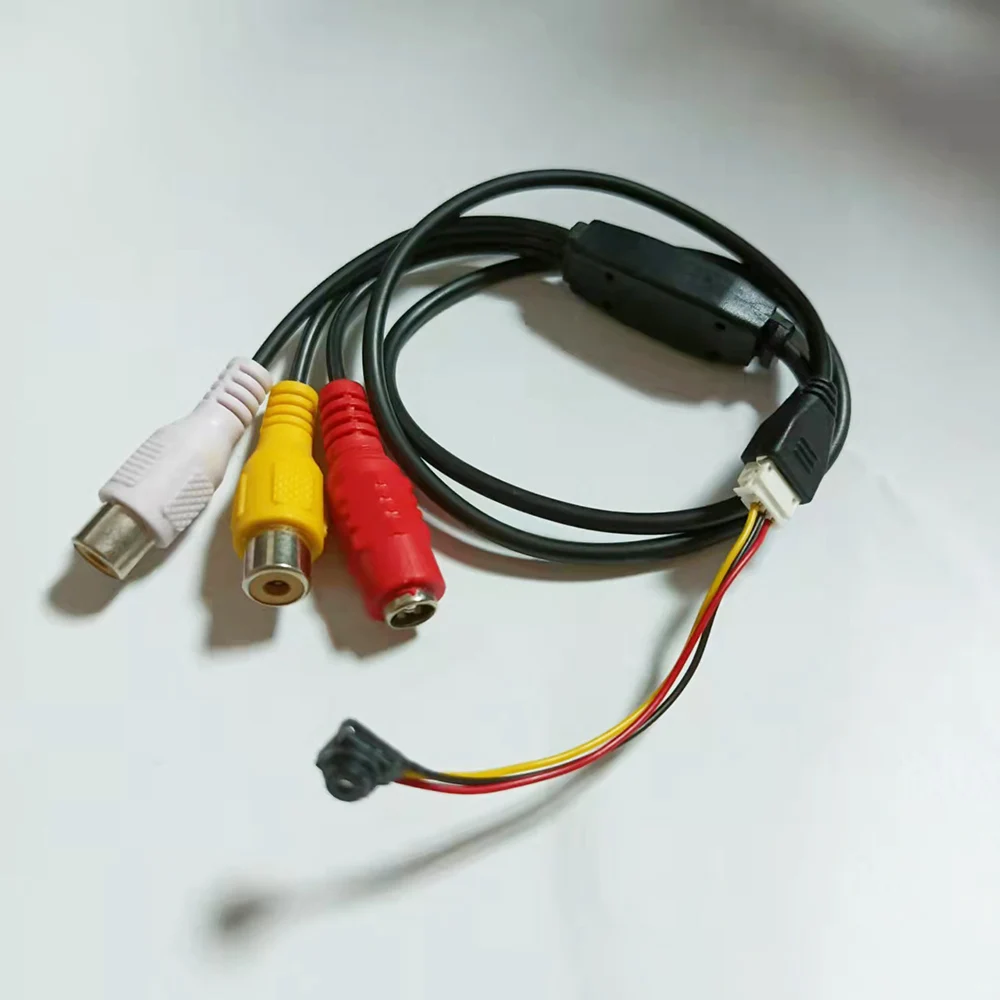 Миниатюрная аналоговая мини-камера видеонаблюдения HD 960H 800TVL CMOS 6,5 мм * 6,5 мм сверхмаленькая камера безопасности с кабелем