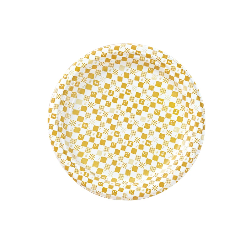 CPET/PLA Laminated 10 inch Disposable Compostable Biodegradable Sugarcane Bagasse Pulp Plates For Party