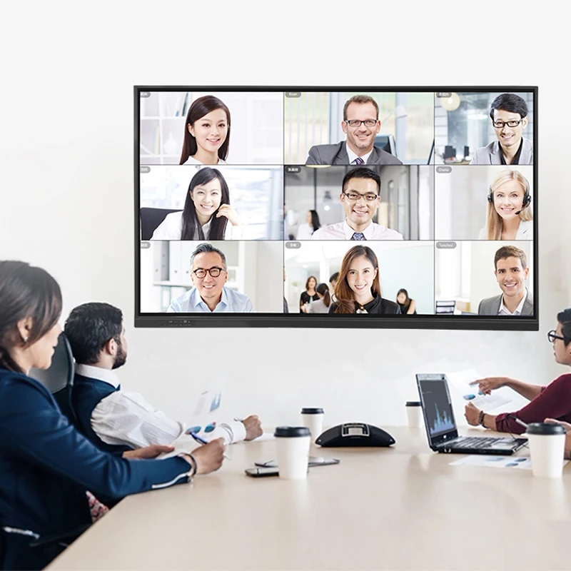 55 65 75 85 110 дюймов умная доска мультитач ЖК Интерактивная плата UHD Конференц-проектор интегрированное программное обеспечение для доски