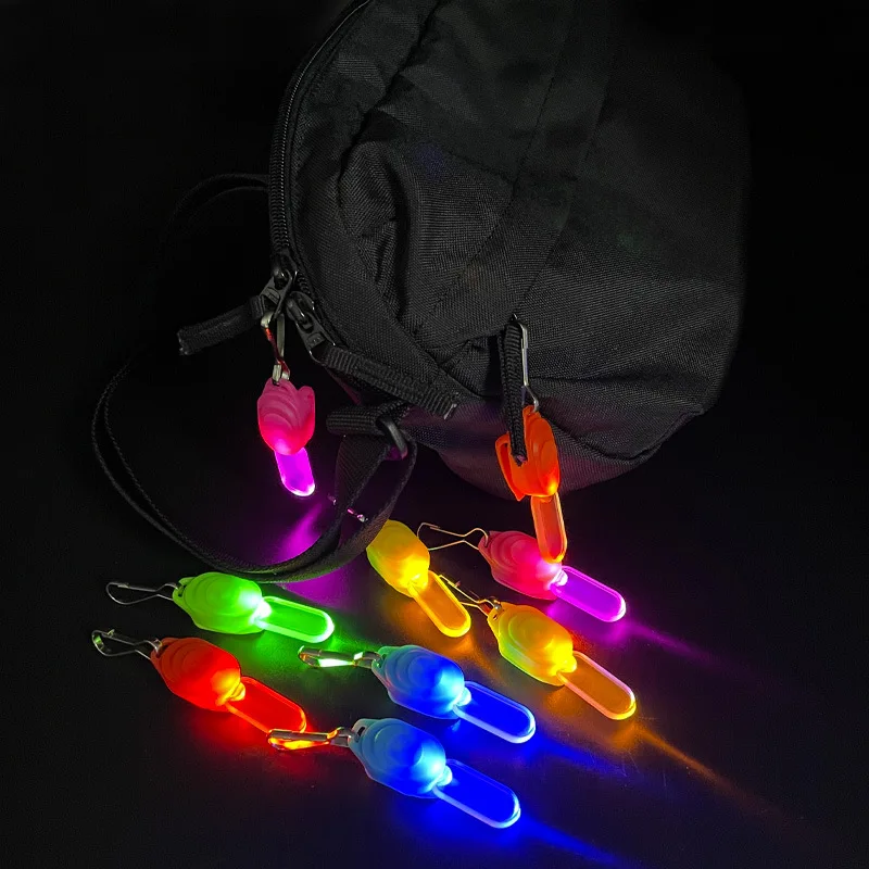 Custom Cheap Led Zipper Light Mini LED Flashing Zipper Running Jogging Walking Warning Lamp For Promotion Gifts