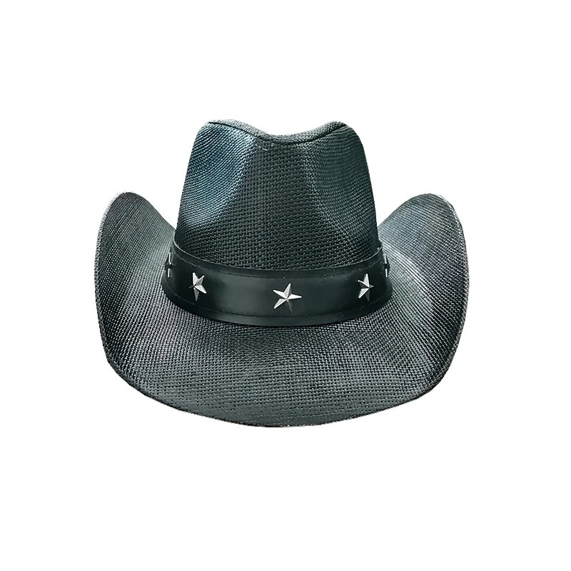 Мужская бумажная соломенная ковбойская шляпа 1803B, Соломенная Панама с рисунком американского флага США, с регулируемыми полями, флаг США