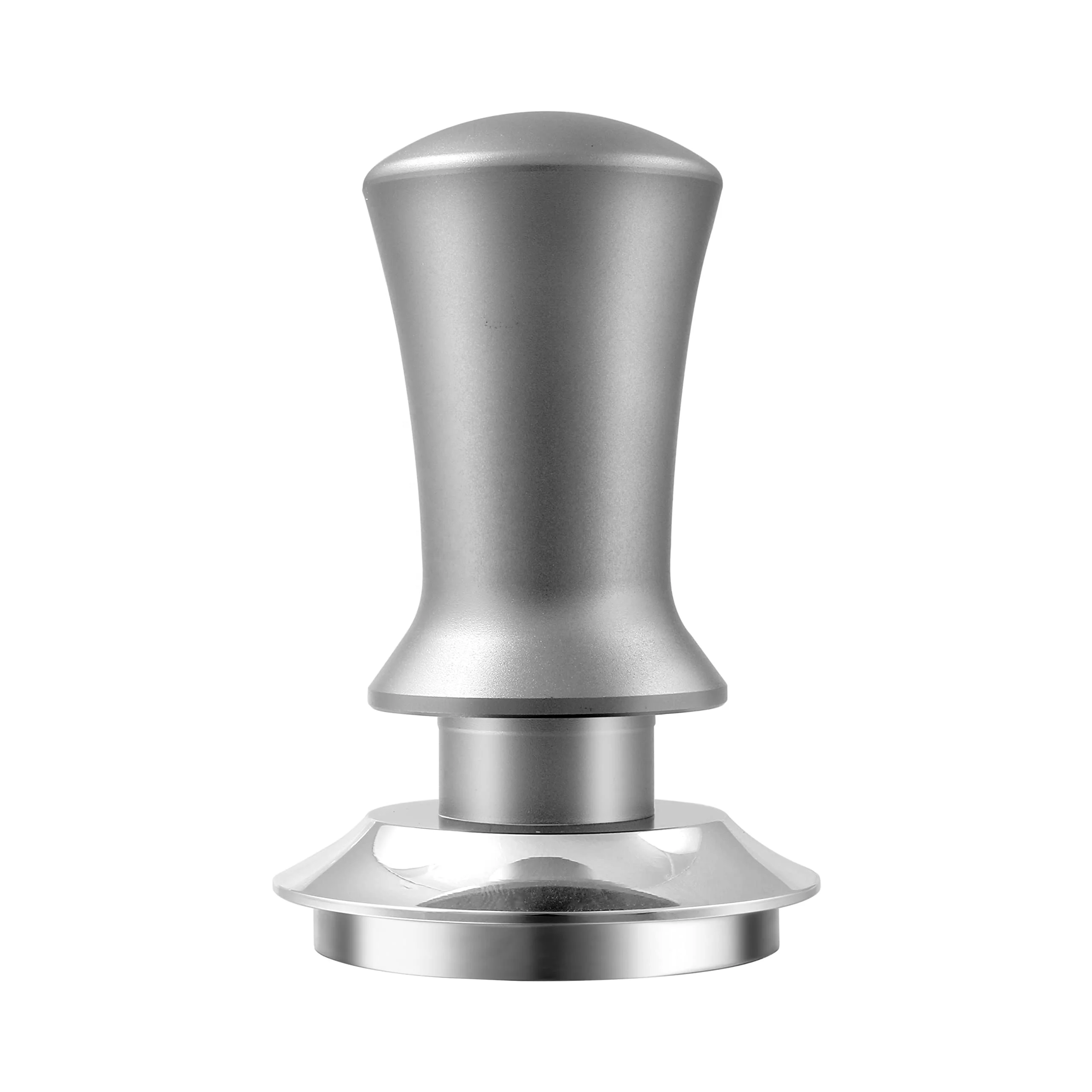 Coffee Tamper  Premium Barista Tamper with Calibrated Spring 100% Flat Stainless Steel Base Tamper for Espresso Coffee Machine