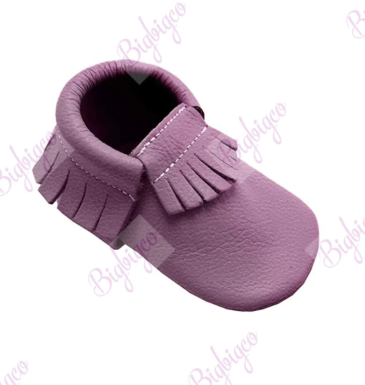 Genuine Leather Baby Non-slip Sole Moccasins Genuine Leather First Walkers Moccasins
