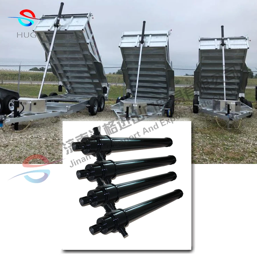 Chinese Manufacturer Refit Pickup Truck Use Front Telescopic Hydraulic Piston