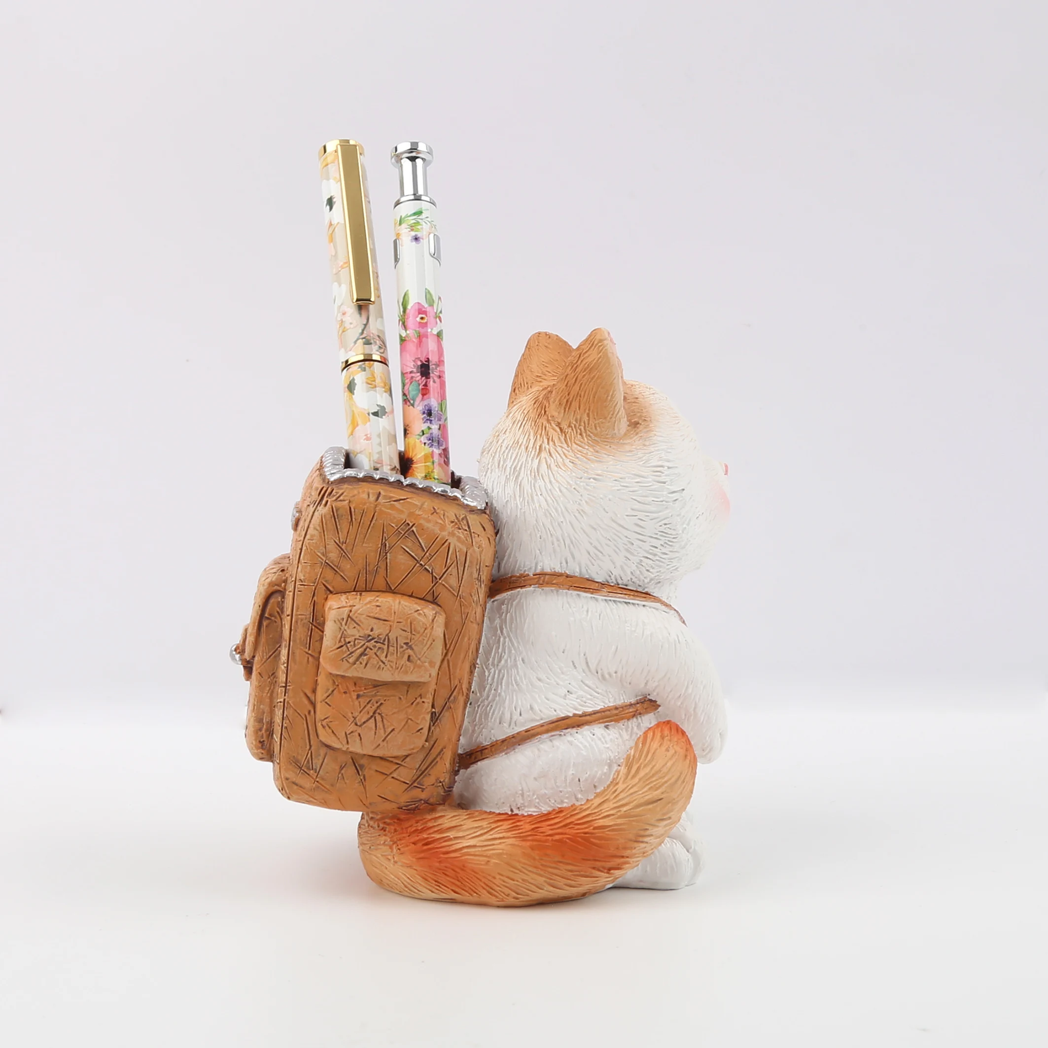 TTX Cartoon Panda Cat Bear Eagle Shape Kawaii Desk Organizer Pen Holder For School Student