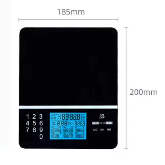 Tempered Glass Wholesale 5kg Calorie Kitchen Digital Food Weight Scale with Nutritional Calculator