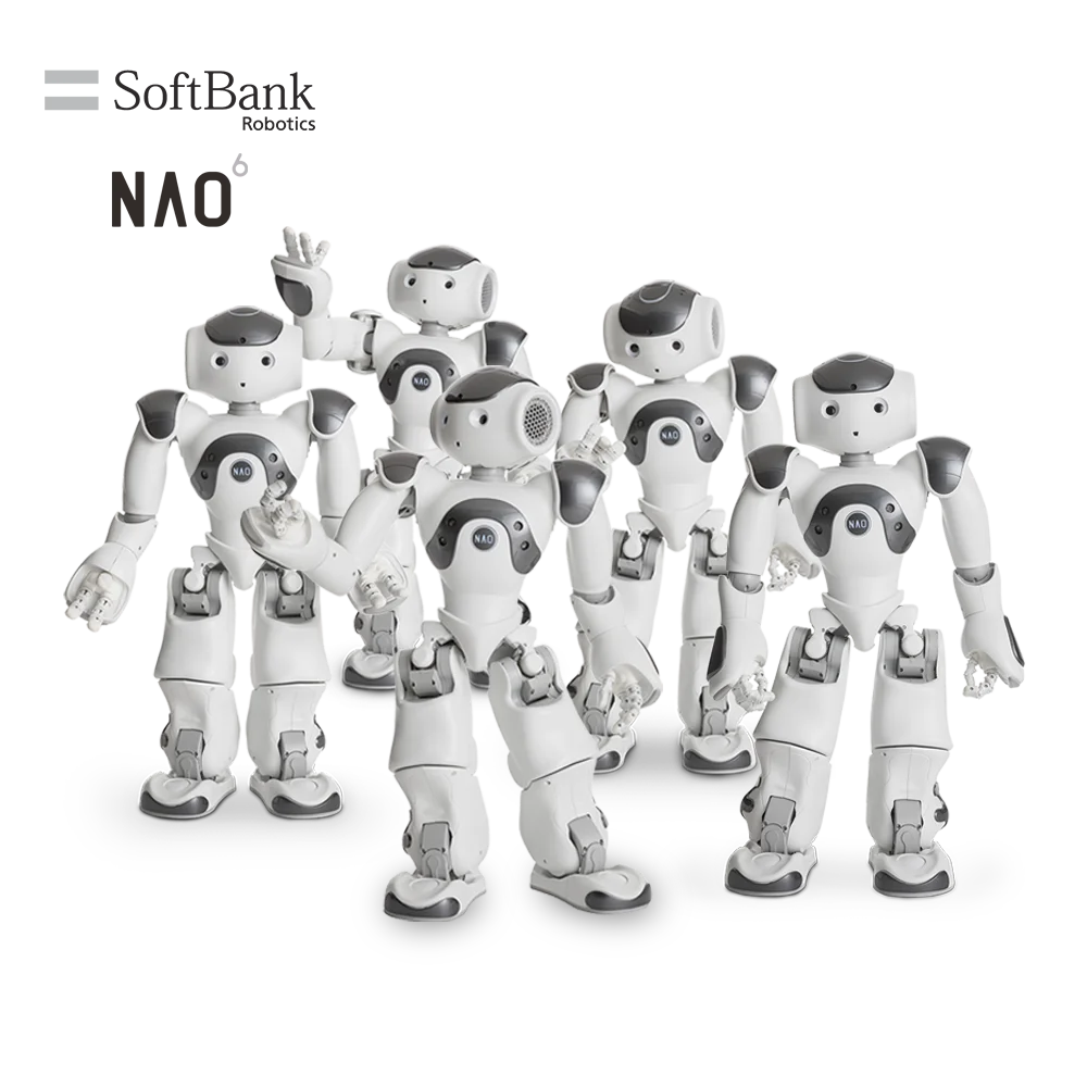 SoftBank Robotics Smart Robot NAO, Humanoid Programmable for Robocup 2022 Standard Platform League, Pack of 5