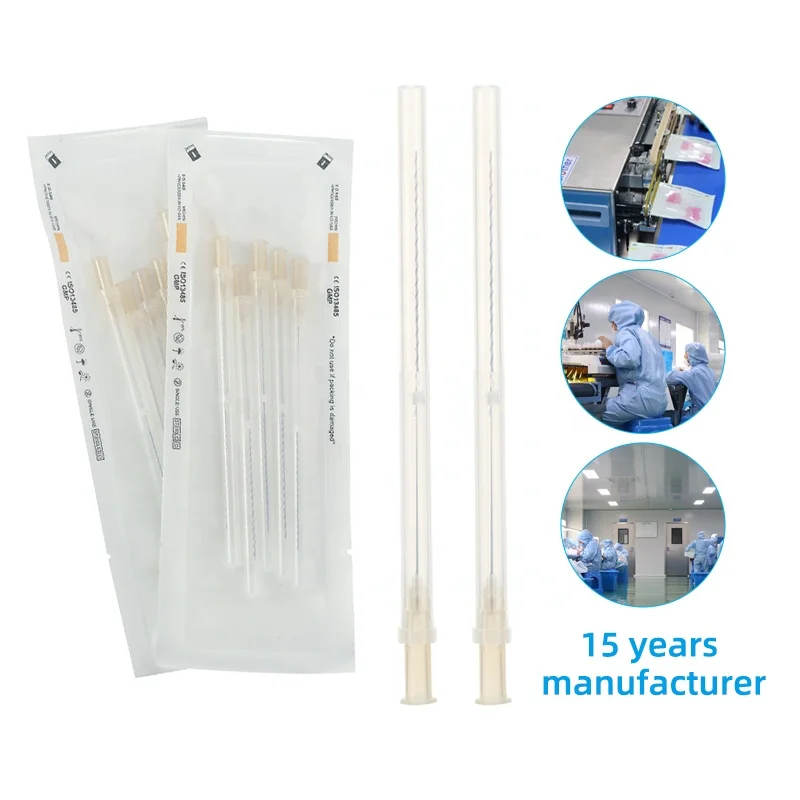 
Hot selling yastrid double needle thread screw pdo threads lift 25g 70mm with sharp needle 