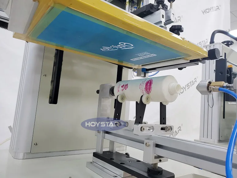 Настольная цилиндрическая машина для нанесения Шелкового экрана на маленькие бутылки