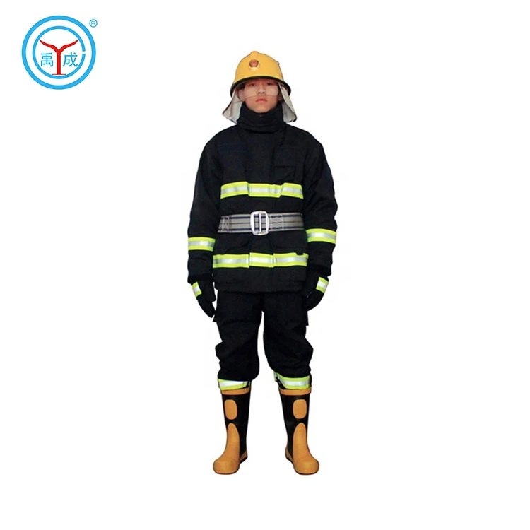 
High Quality Flame Retardant Cotton fire Firefighting Retardant Men Clothing Firefighter Uniform Suit 