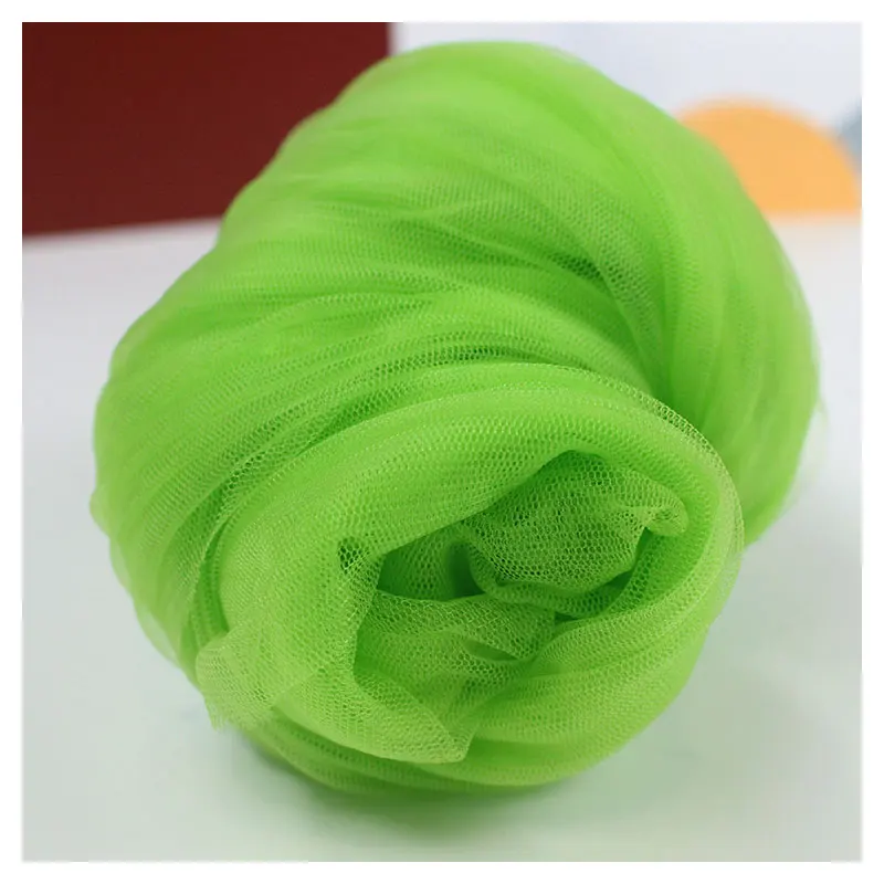 Manufacturer Fine Holes Breathable Tulle Bolt Mesh 100% Nylon Tulle Fabric For Dance Skirt