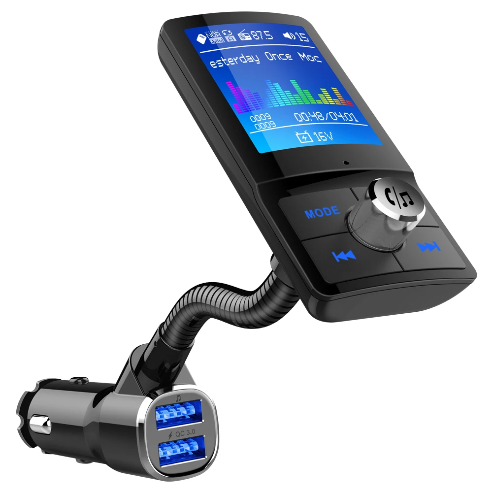 Лидер продаж BC43 bluetooth адаптер аудио автомобильный сабвуфер беспроводное автомобильное зарядное устройство mp3 fm