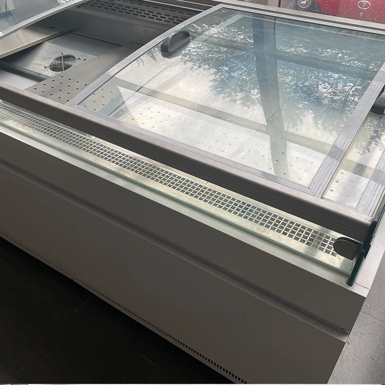 Супермаркет свежего мяса витрина дисплей холодильник для продажи