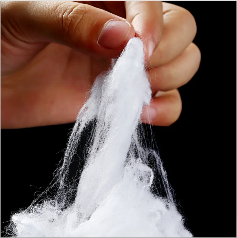 Fireproof and Heat Insulating Polyester Chemical Fiber Material Recycled Black Polyester Fiber Cotton