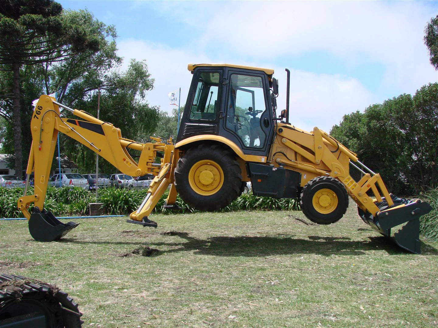 Backhoe Loader CLG766A Wheel Backhoe Loader Skid Steer Loader
